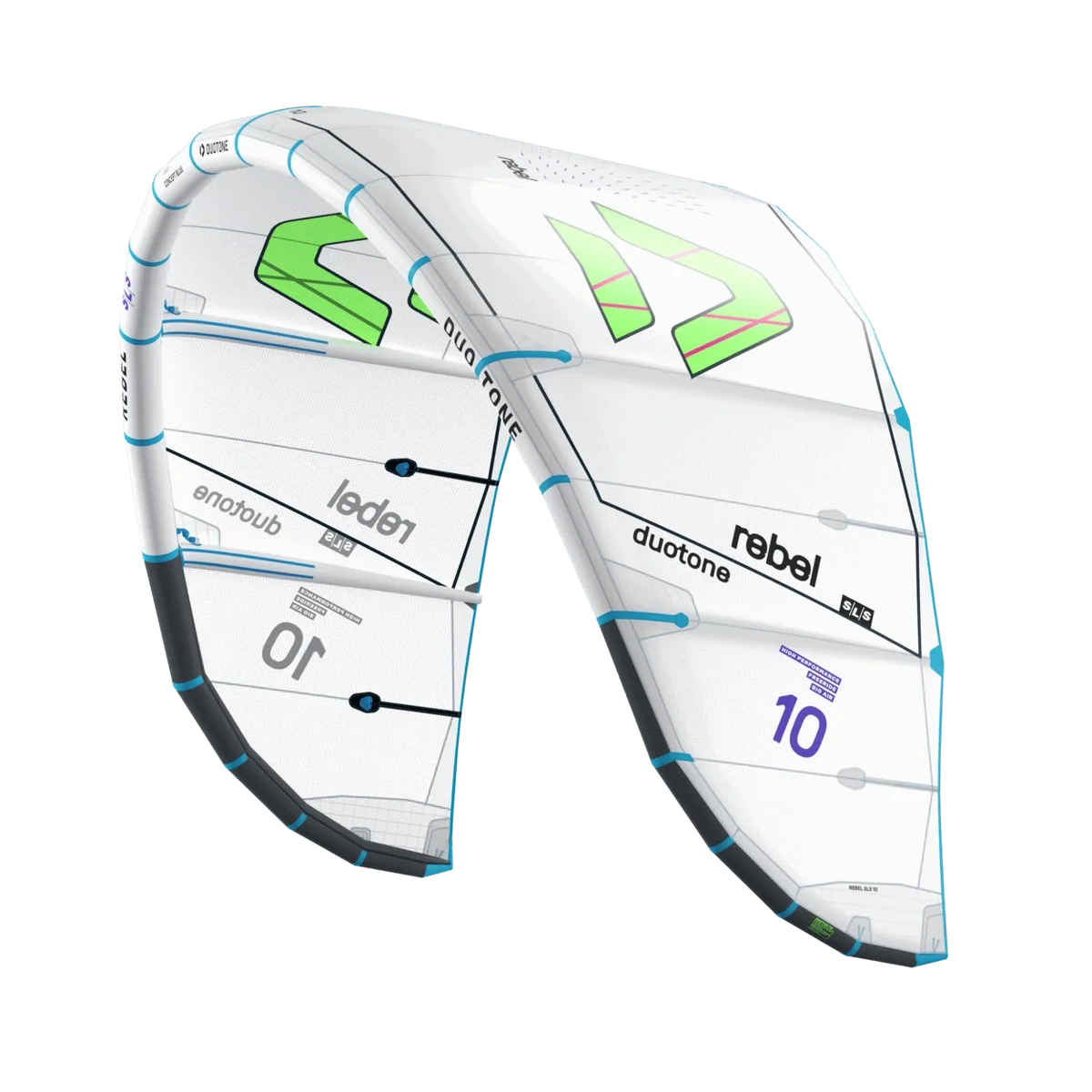2027 Duotone Rebel SLS Concept Blue Kiteboarding Kite