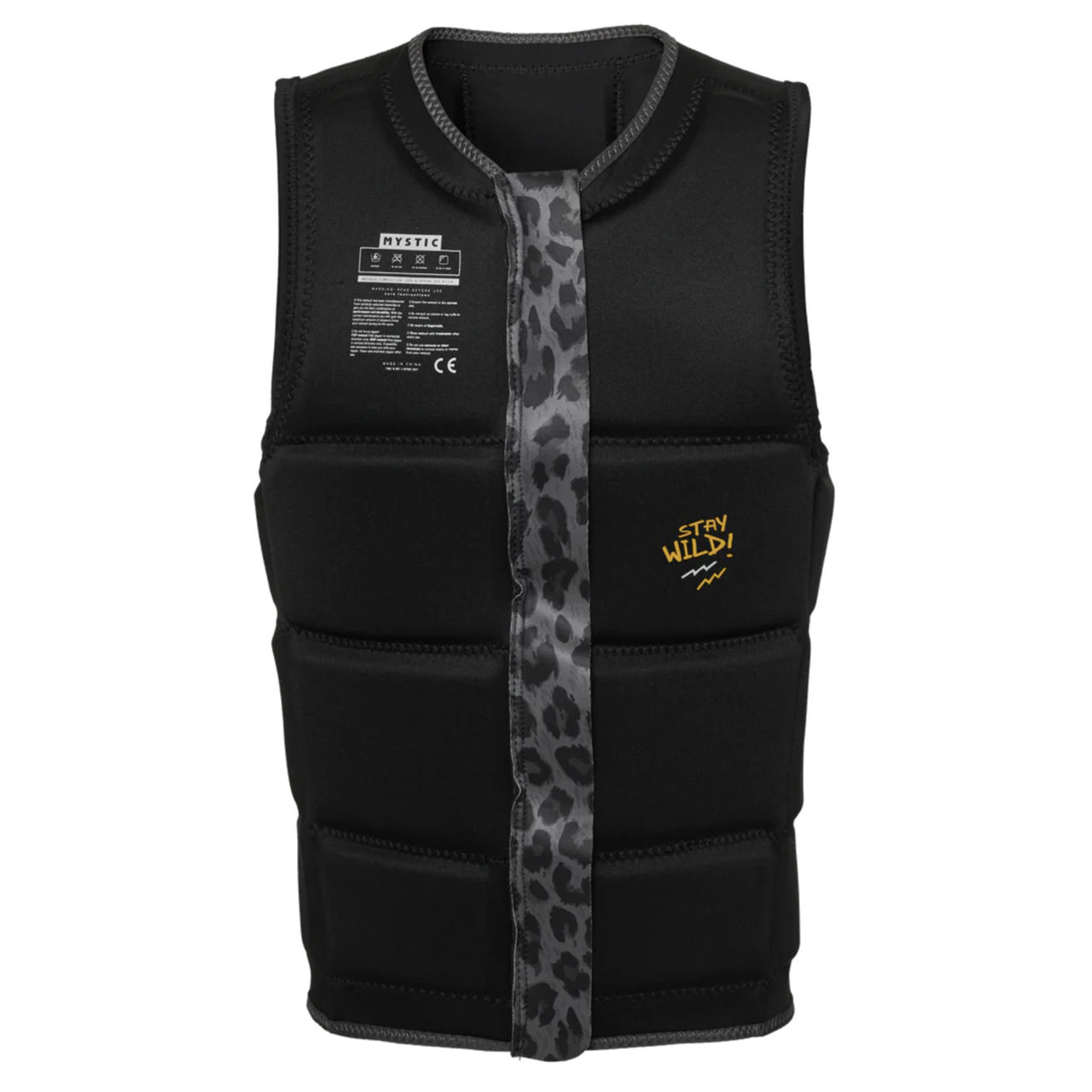 Mystic Zuupack Impact Vest Fzip Wake - black