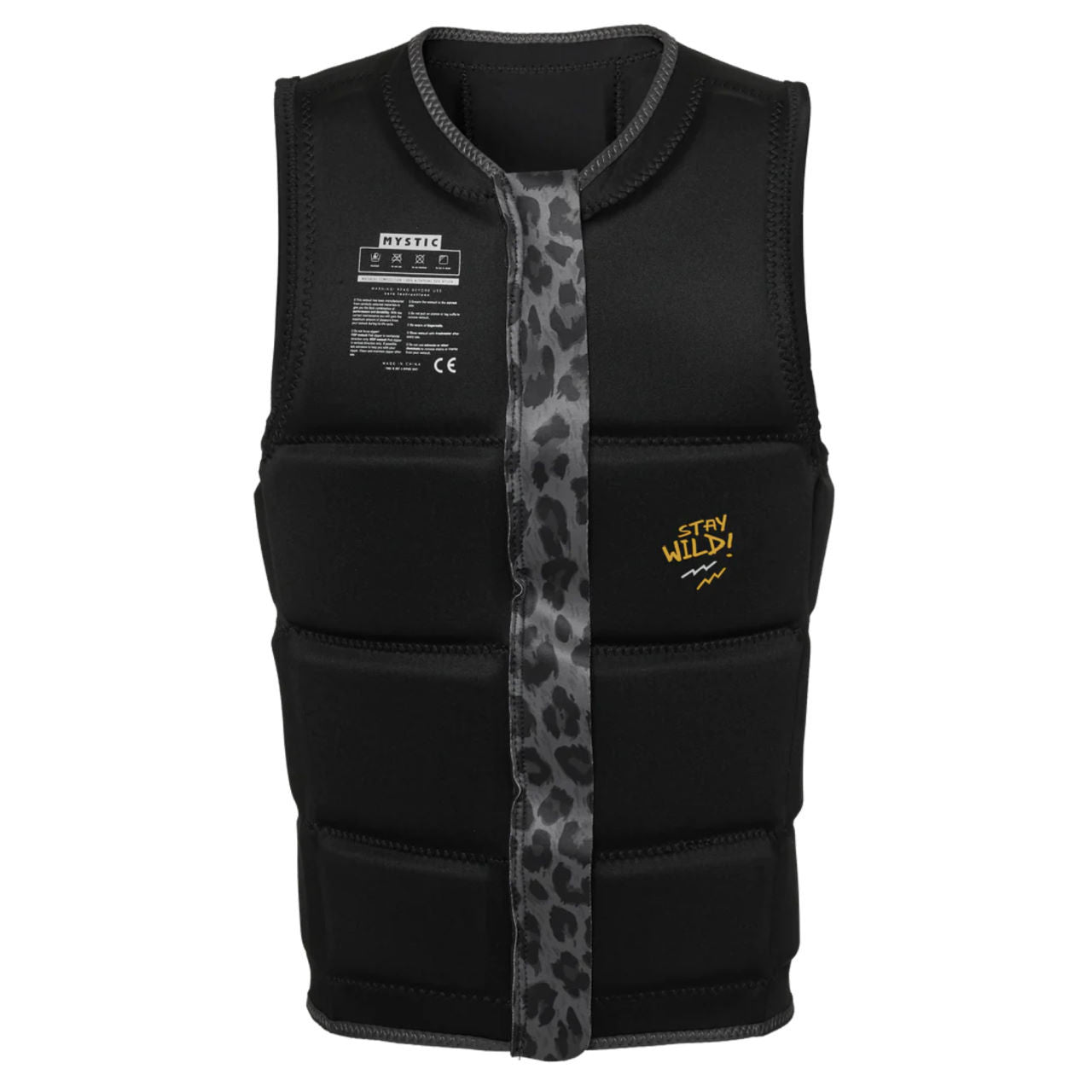 Mystic Zuupack Impact Vest Fzip Wake - black