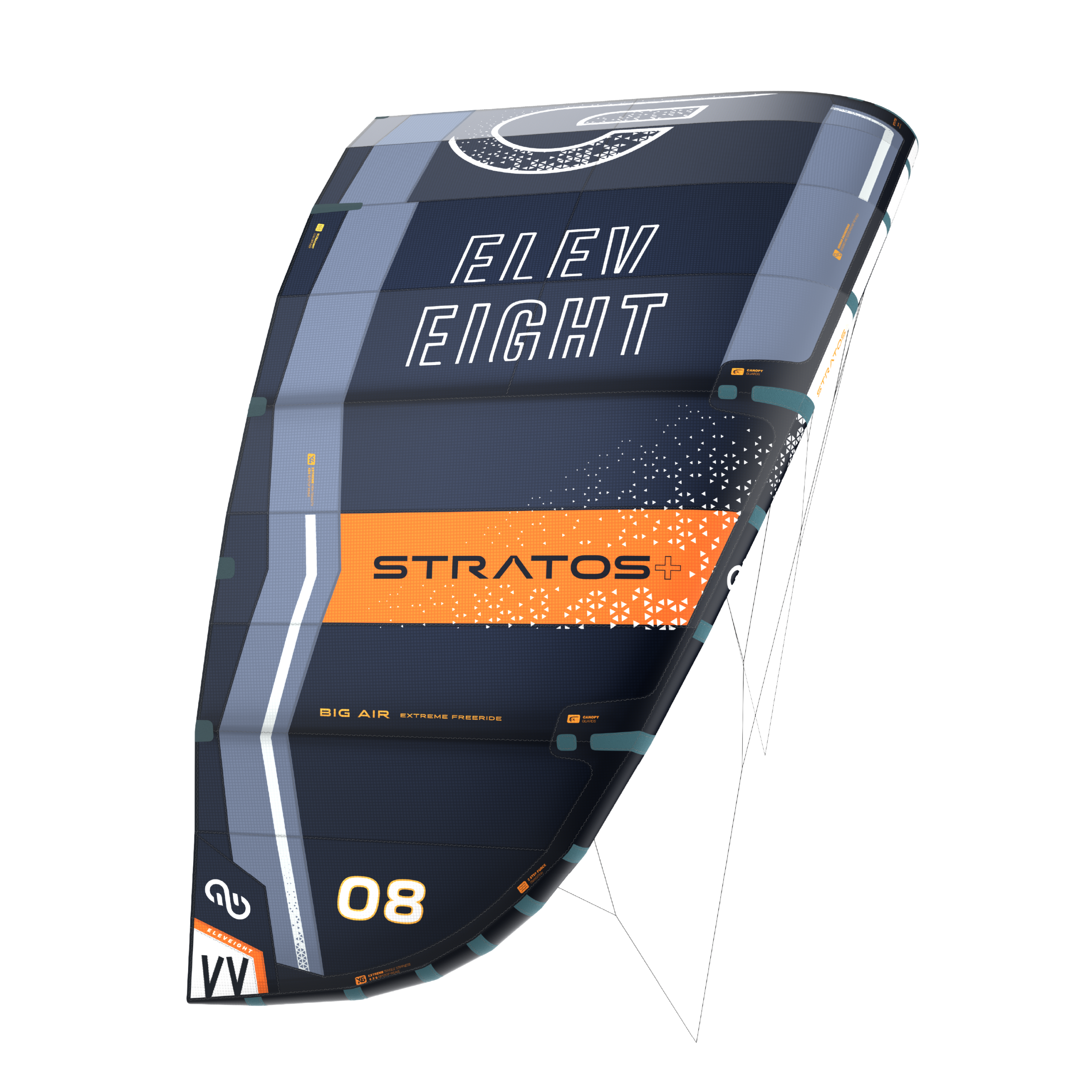 2027 Eleveight Stratos+ V1 Kiteboarding Kite