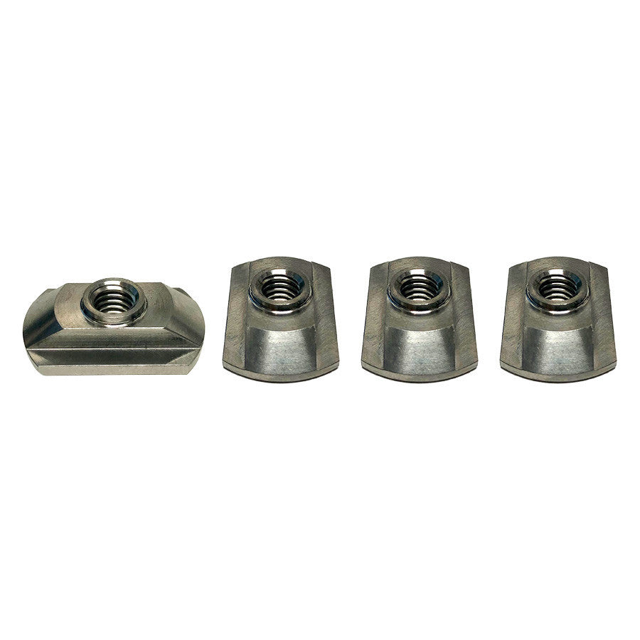 PKS Foilite Board Mount Hardware Set - 4 Track Nuts and 4 M6 Screws - 25mm