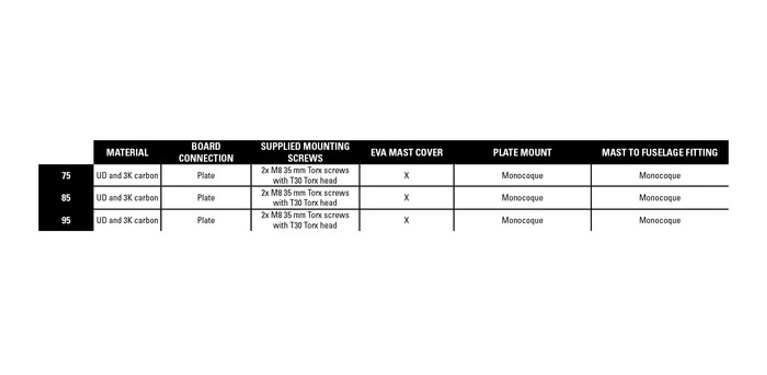 2024 Naish Foil Mast Carbon 100