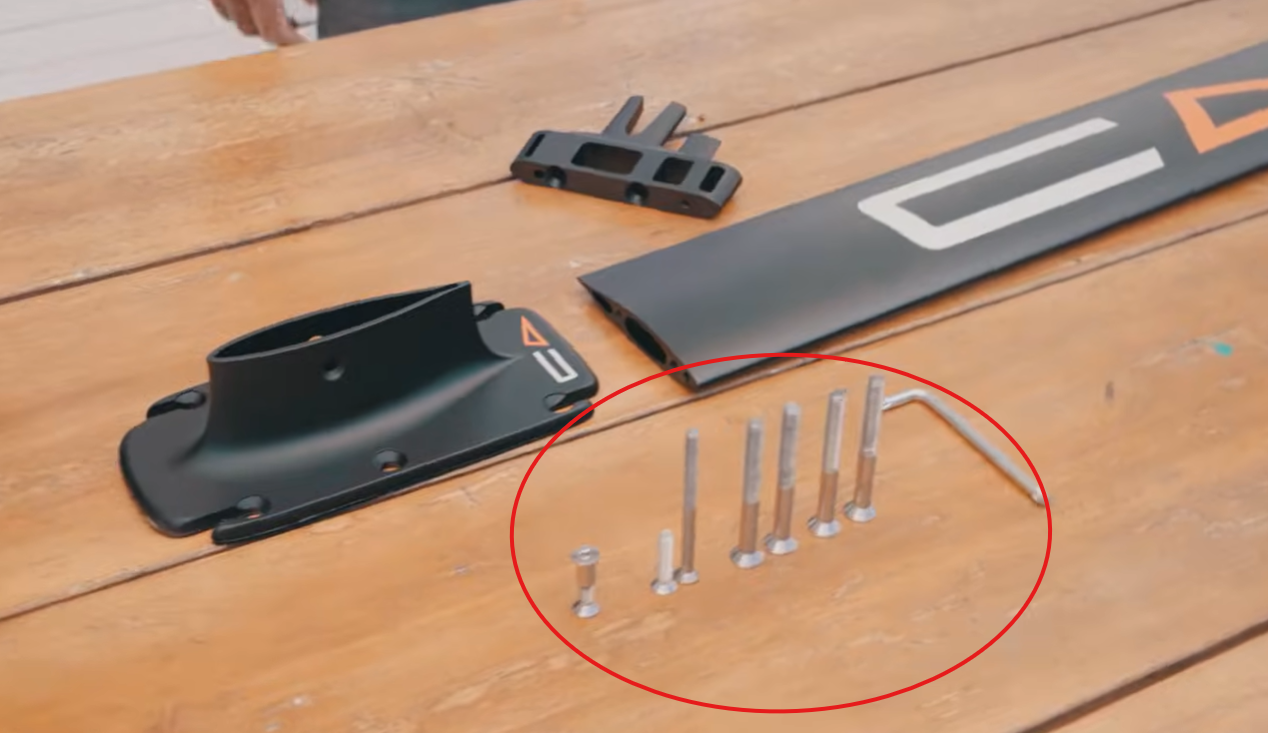 Code Foils Aluminum Mast Bolt Set