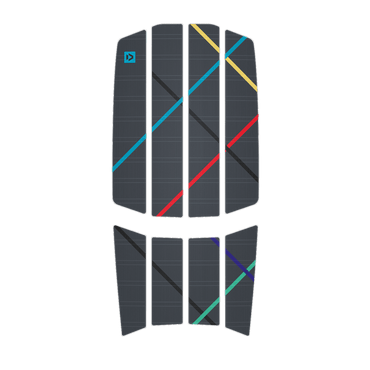 Duotone Traction Pad Team Front - Grey/Stripes